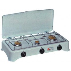 PARKER FORNELLO A GAS 3 FUOCHI ATTACCO GPL CODICE 5324CB GRIGLIA FILO SM