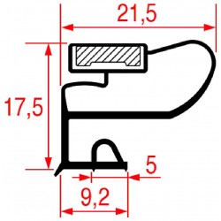 SUPPORTO GRIGLIE INOX 3466 CODICE 3391917 10 pezzi